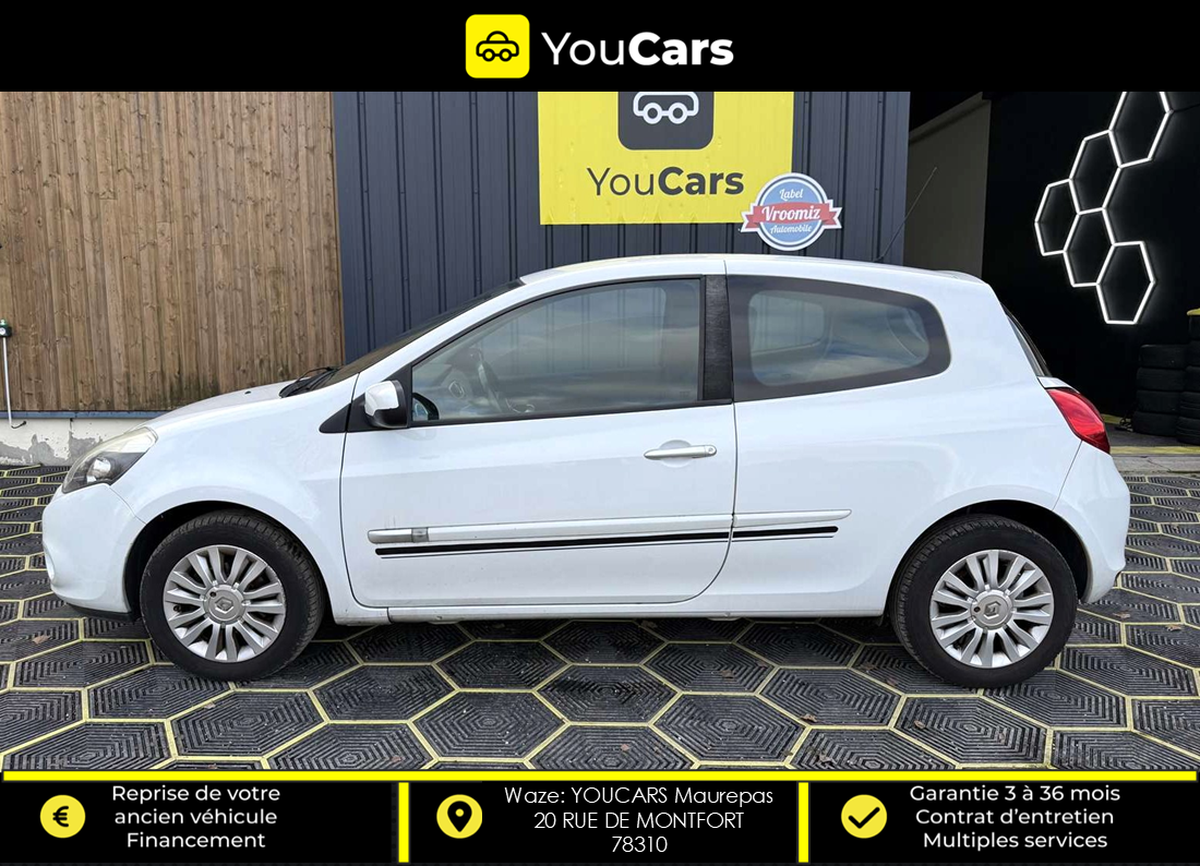 RENAULT Clio III 3 Portes Phase 2 1.2 i eco2 75 cv COURROIE DE DISTRIBUTION FAITE IDEAL JEUNE PERMIS