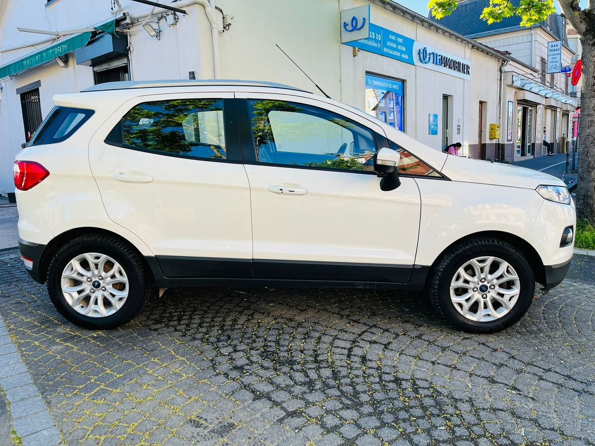 Ford EcoSport Titanium - 1.5 Tdci 95Cv Bv5 - 2ème Main - Cuir - 4xCb - Reprise Possible