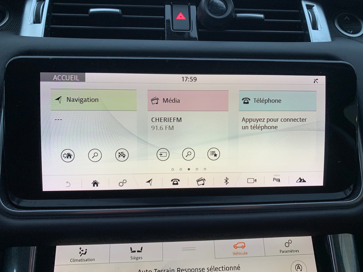 Land-Rover Range Rover Sport 404 ch | Sièges en cuir Windsor Ebony | Audio Meridian  | Toit ouvrant