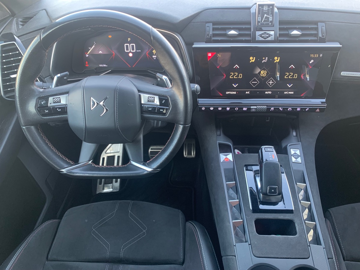 DS DS 7 130 ch | PERFORMANCE LINE + | Caméra de recul | Coffre mains-libres | Sièges électriques