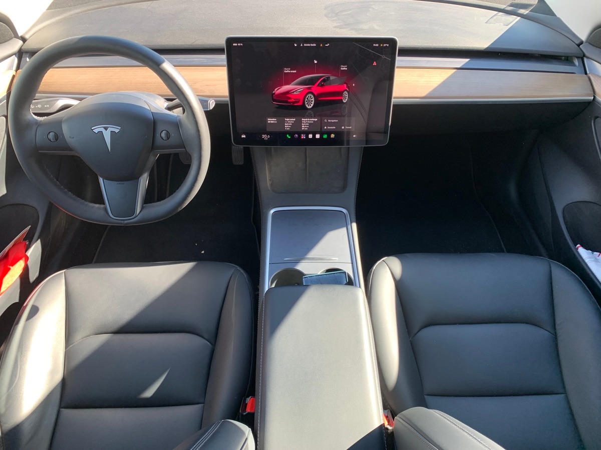 Tesla Model 3 283 ch | Caméra recul | Toit panoramique | GPS | Cuir | Sièges électriques chauffants