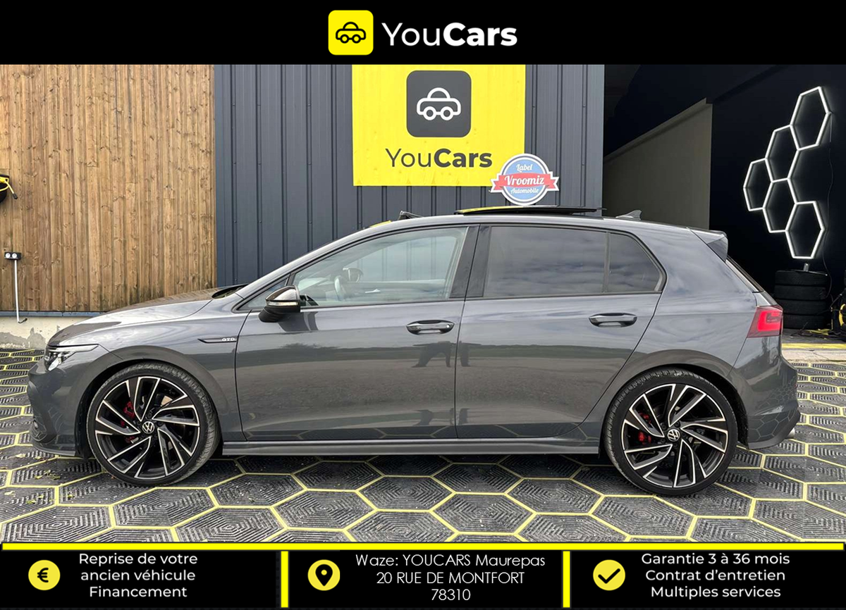 Volkswagen Golf 8 VIII Hatchback GTD 2.0 TDi DSG7 200 cv Boîte auto INTERIEUR CUIR TOIT OUVRANT