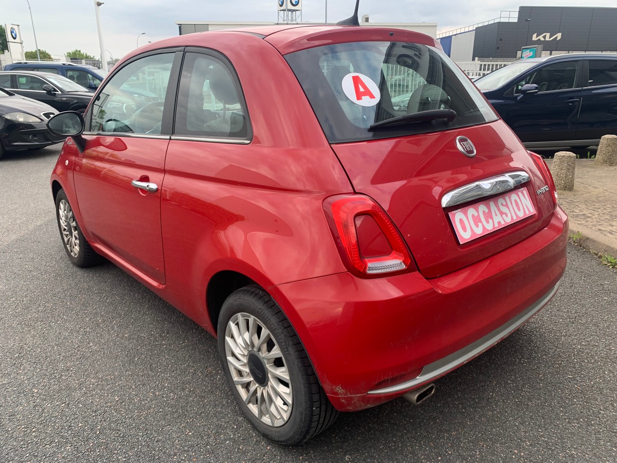 Fiat 500 70 ch | Hybrid | Toit vitré | Régulateur de vitesse | Climatisation