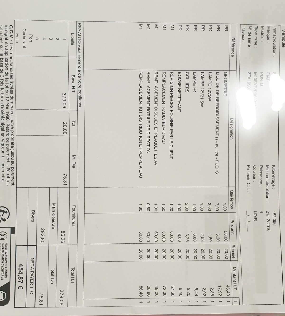 Fiat Punto 1.2 POP 69CV