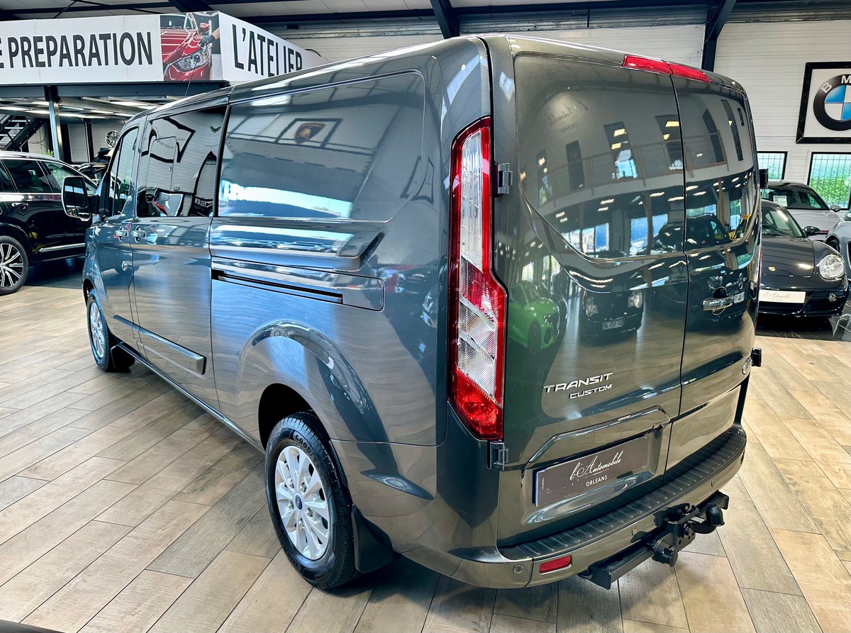 Ford Custom II (2) 320 L2H1 2.0 Ecoblue 170 Limited 6 Places BVA6 1ère Main TVA b