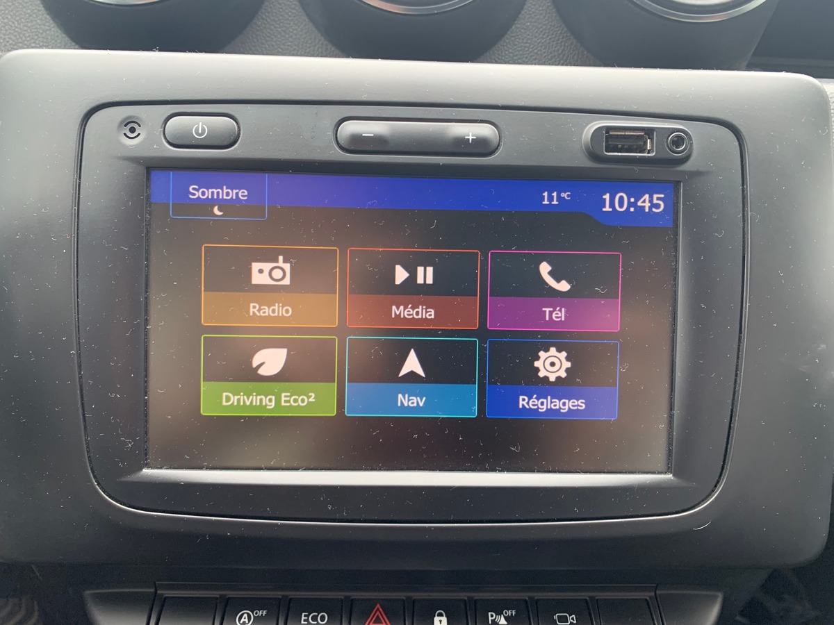 Dacia Duster 130 ch | Techroad | GPS | Régulateur de vitesse | Caméra de recul | Roue de secours