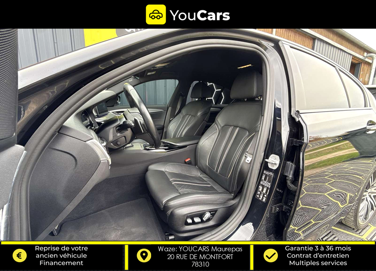 Bmw Série 5 (G30) Berline 530d xDrive 3.0 d Steptronic8 265 cv Boîte auto PACK M ENTRETIEN BMW