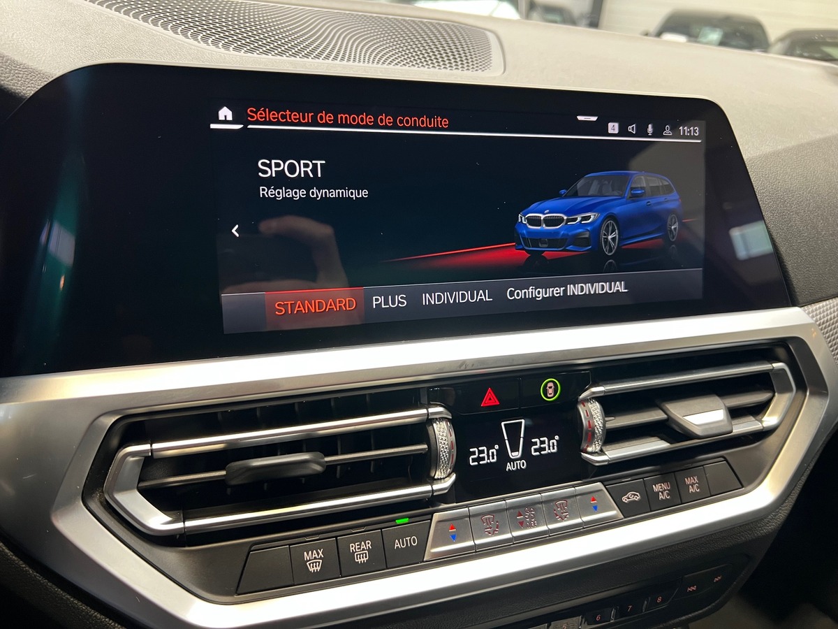Bmw Série 3 (G21) TOURING 330D XDRIVE 265 BVA8 M SPORT PORTIMAO BLAU + ATTELAGE