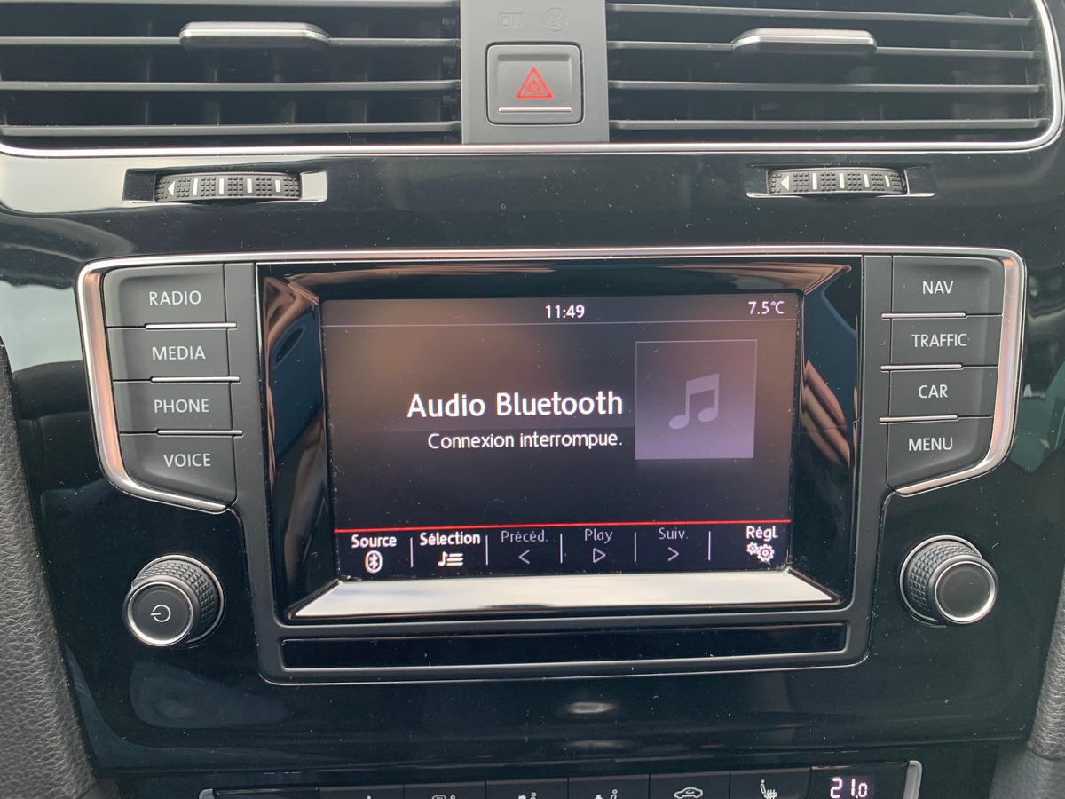 Volkswagen Golf 105 ch | Régulateur vitesse | Radar de stationnement avant arriére | GPS | Bluetooth