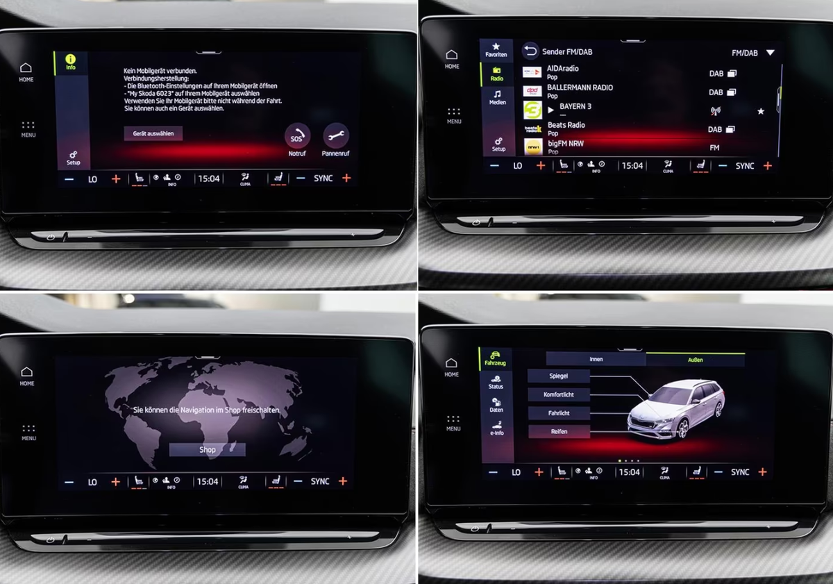 Skoda Octavia Combi IV 1.4 TSI PHEV iV 245ch RS DSG6e Hybride
