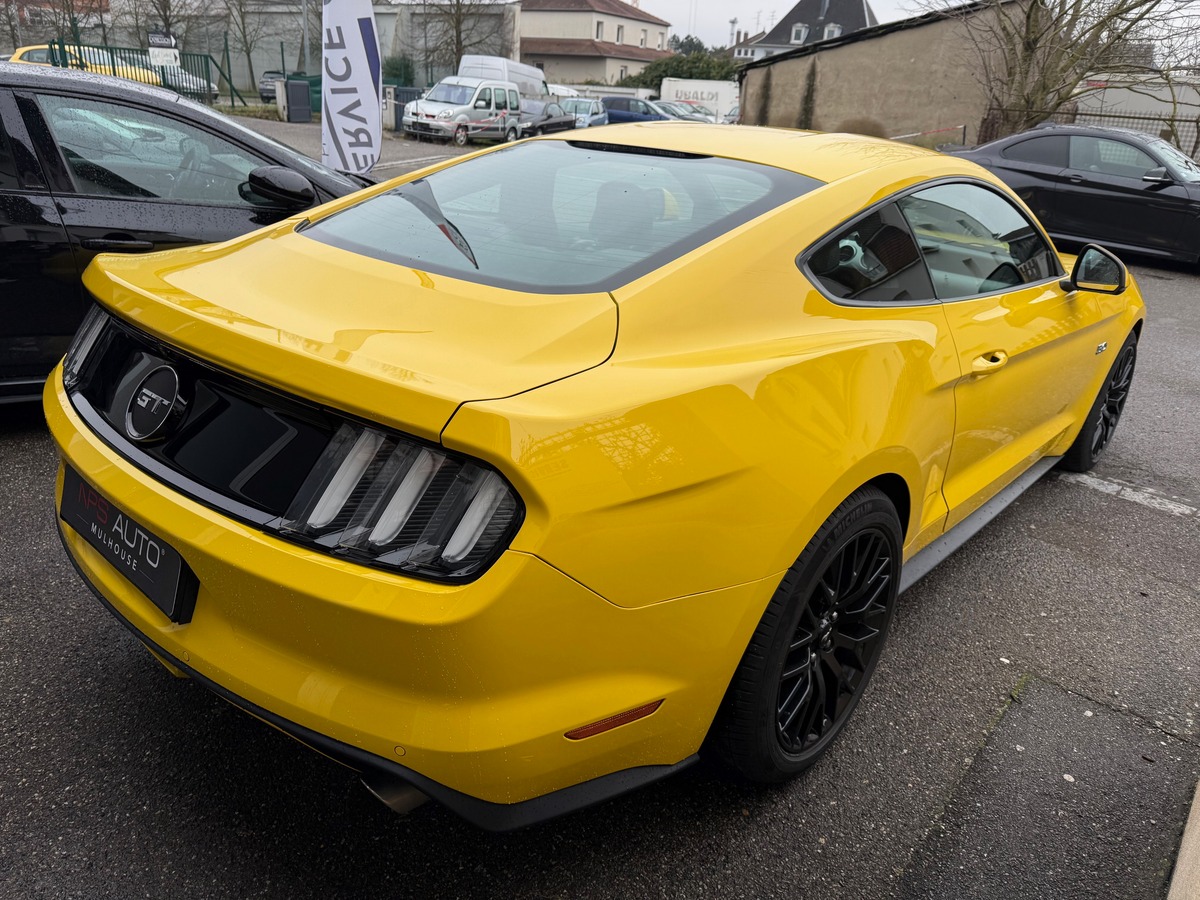 Ford Mustang GT 5.0 V8 - 421cv - Caméra - Jaune Triple