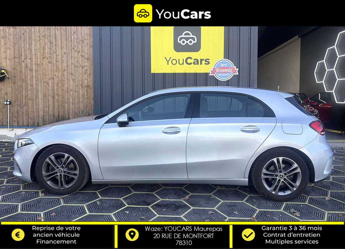Mercedes-Benz Classe A 180 d 1.5 d 116 cv Boîte auto CAMERA DE RECUL ECLAIRAGE D'AMBIANCE