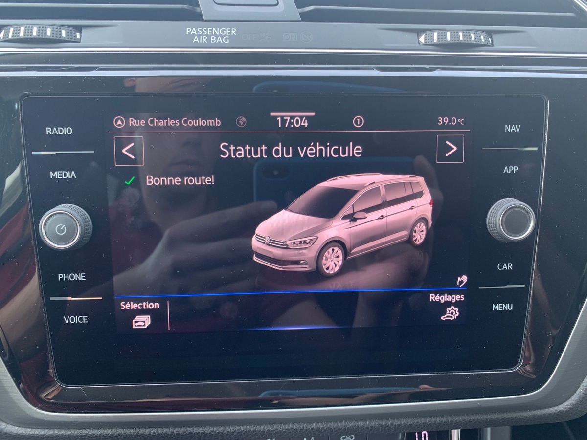 Volkswagen Touran 150 ch | Lounge business | Caméra de recul | Régulateur vitesse | Apple car Play