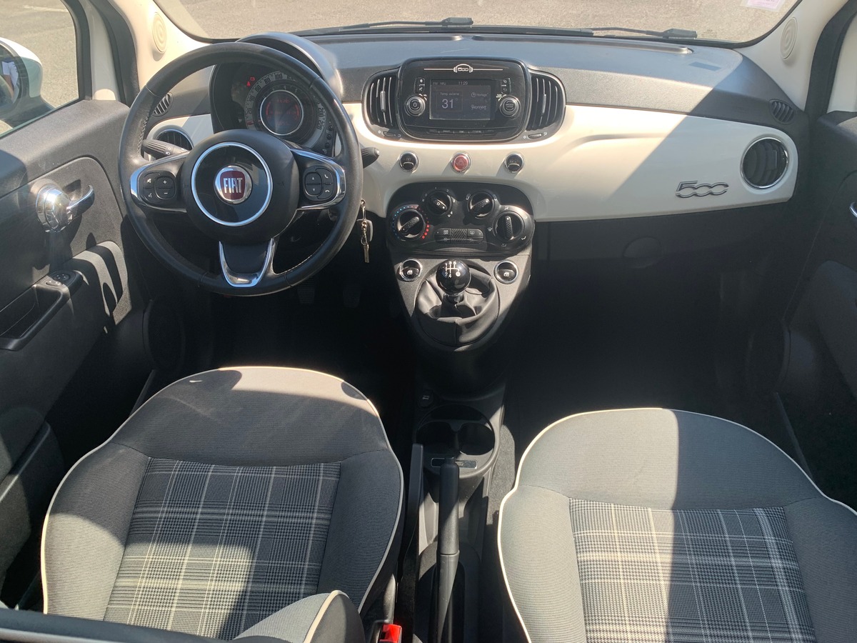 Fiat 500 LOUNGE | Kit mains libres Bluetooth | Régulateur de vitesse | CLIMATISATI0N