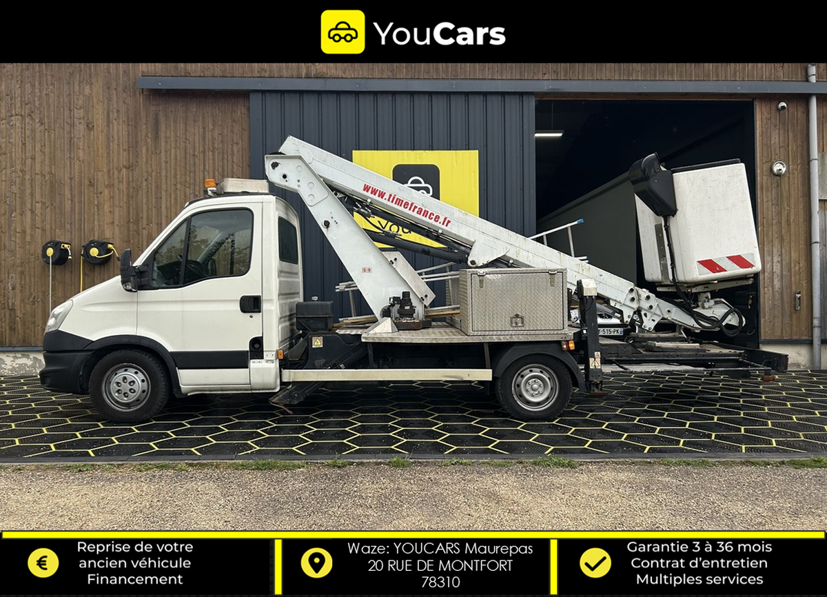 Iveco Daily V Châssis Cabine 35S13 2.3 LD DPF BVM6 126 cv NACELLE 16 METRES