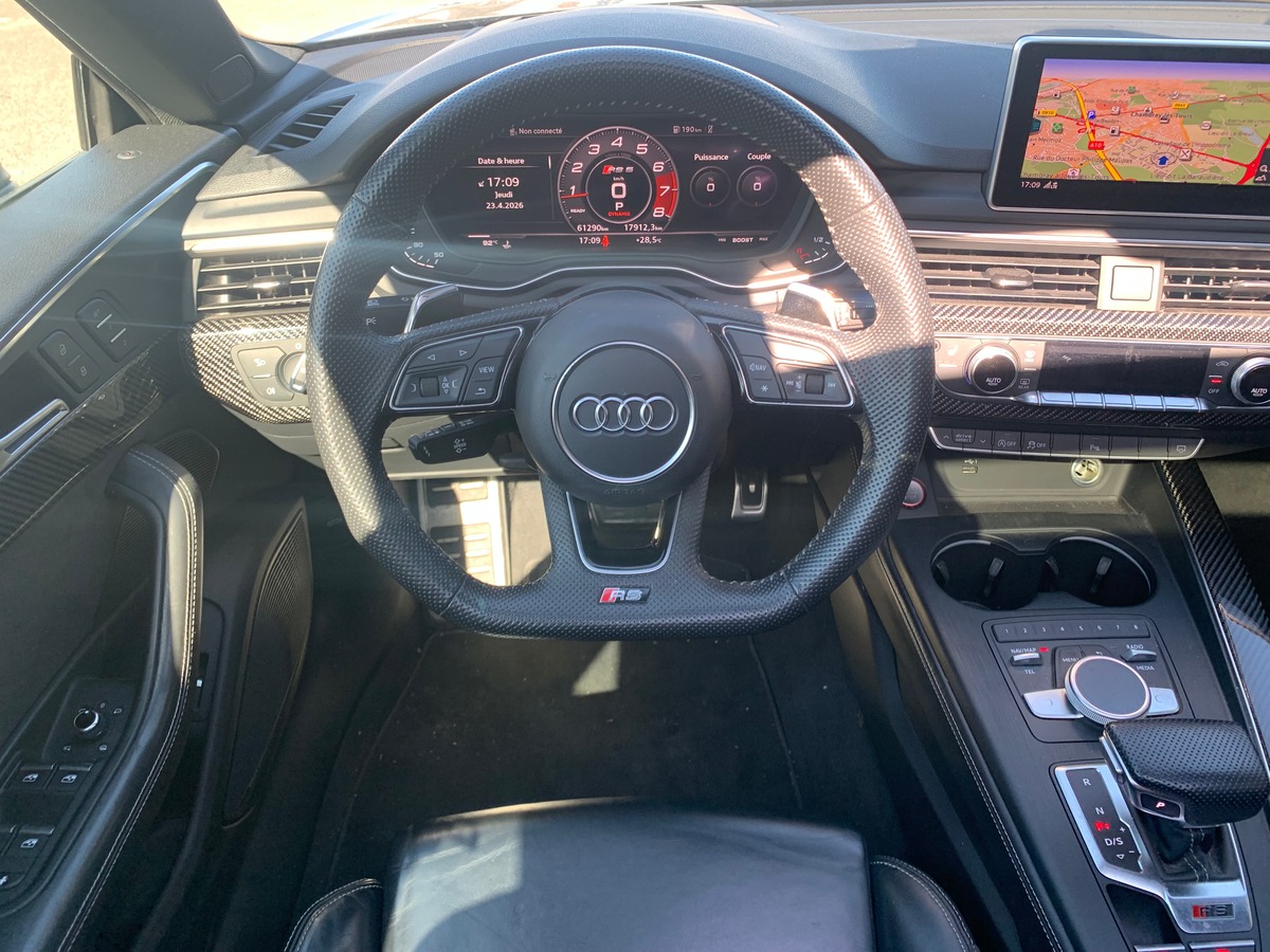 Audi RS5 450 ch | Quattro | Toit ouvrant | Caméra de recul | Affichage tête haute | Apple car Play