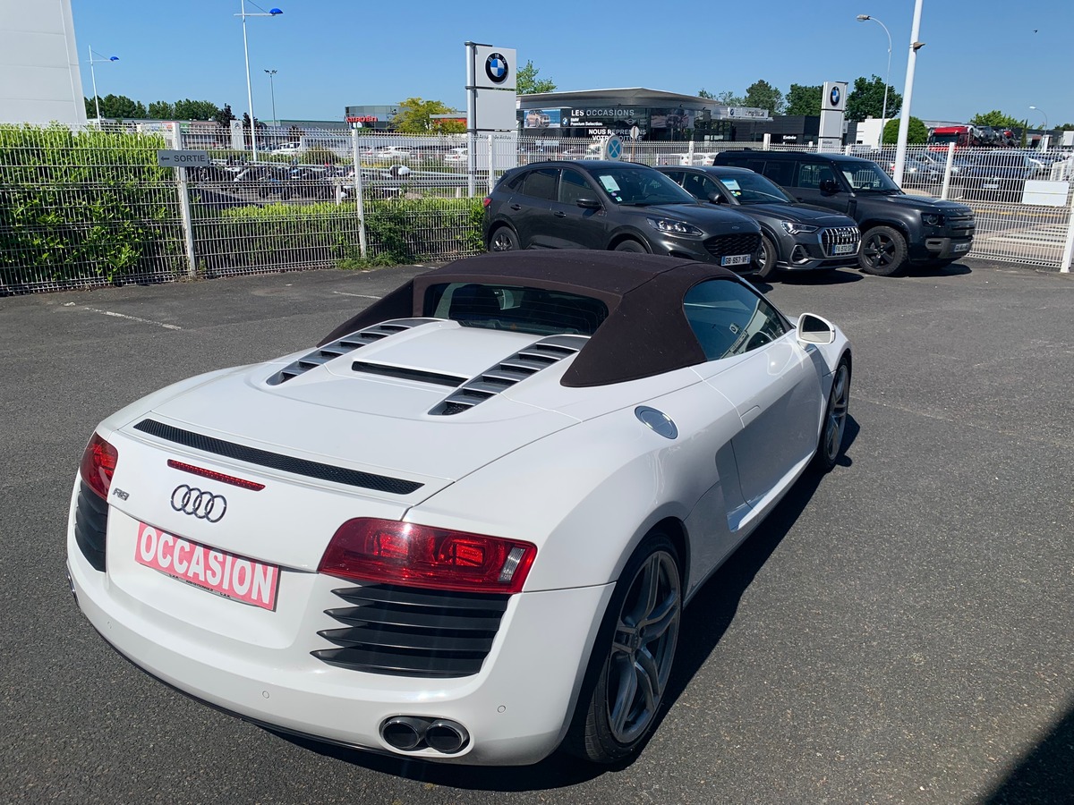Audi R8 SPYDER 430 CHEVAUX | Siéges chauffants | Sellerie cuir Nappa Brun | Boîte manuelle trés rare