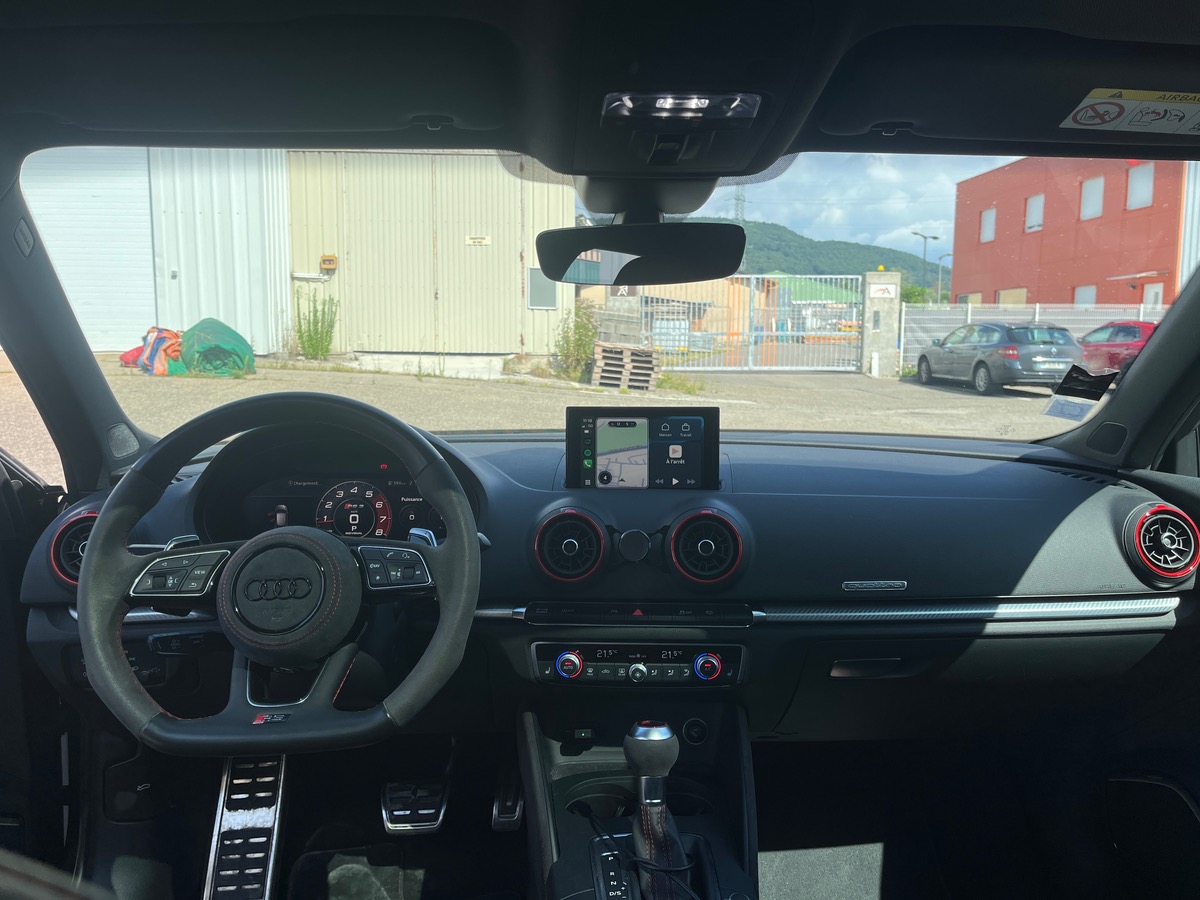 Audi RS3 SPORTBACK 2.5 TFSI 400 QUATTRO S TRONIC, Suivi complet, Toit panoramique, Matrix LED, B&O