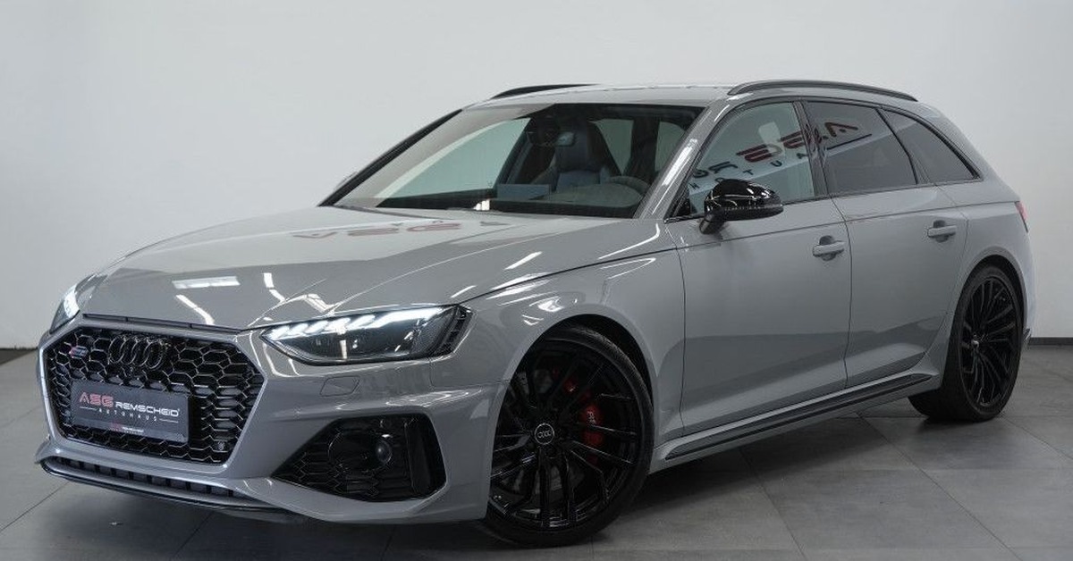 Audi RS4 Avant V 2.9 V6 TFSI 450ch quattro tiptronic 8/Gris Nardo/B&O/VO Allemand/Malus 12400e