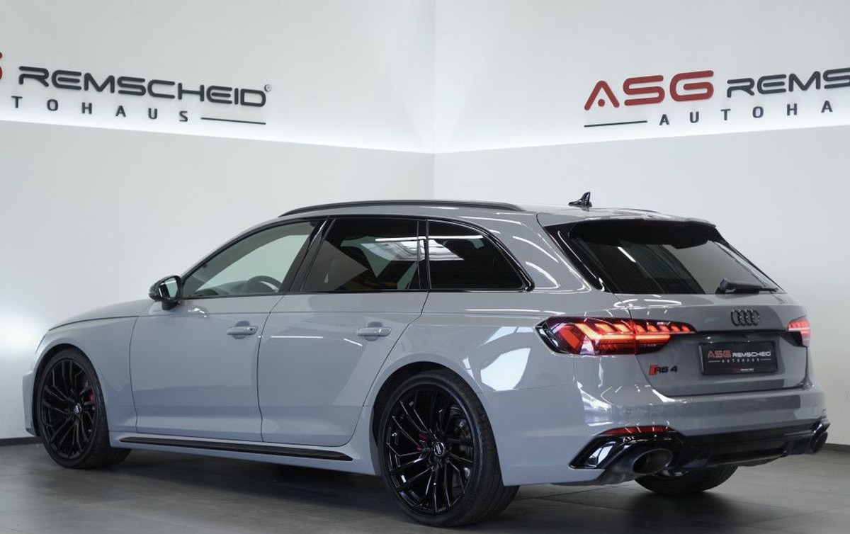 Audi RS4 Avant V 2.9 V6 TFSI 450ch quattro tiptronic 8/Gris Nardo/B&O/VO Allemand/Malus 12400e