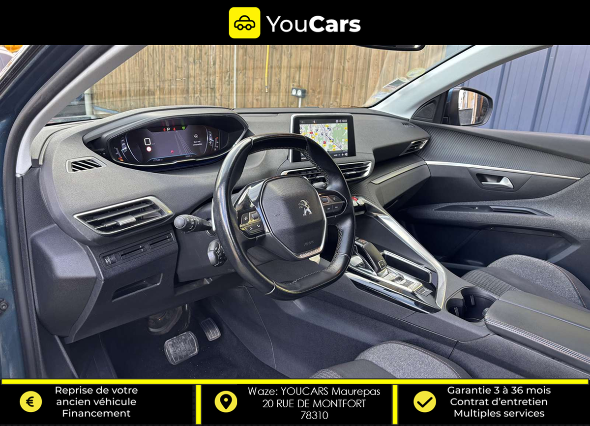 Peugeot 5008 II 1.5 BlueHDi EAT8 130 cv Boîte auto RADAR DE RECUL AV/AR ENTRETIEN A JOUR 7 places