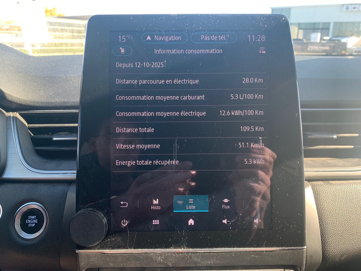 RENAULT Captur 160 ch | E-tech Plug in | Intens | Pack City | GPS | Assistance maintient trajectoire