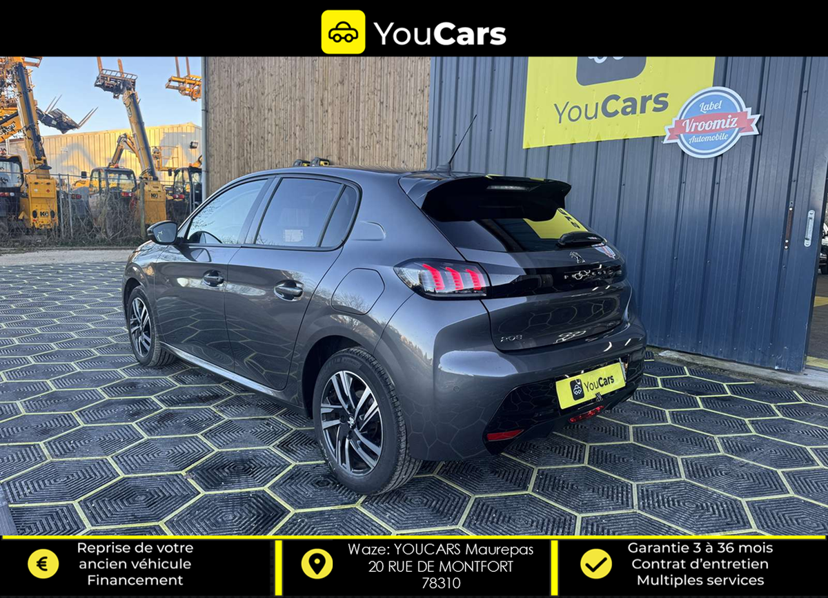 Peugeot 208 PHASE 2 II 5 Portes 1.2 PureTech EAT8 S&S 100 cv ALLURE BOITE AUTO CAMERA DE RECUL