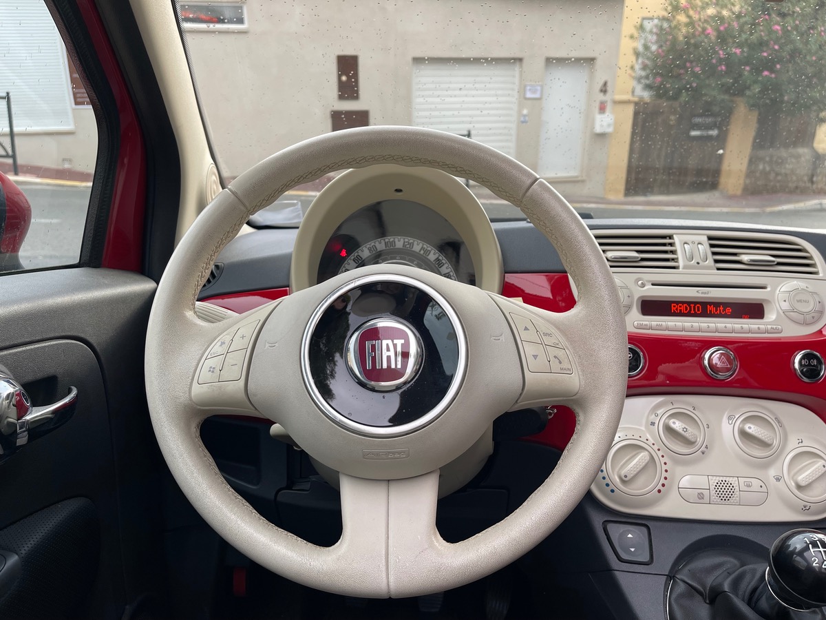 Fiat 500C Cabriolet 1.2 69 CV / 1er Main / KM Réel / Finition Lounge / Clim
