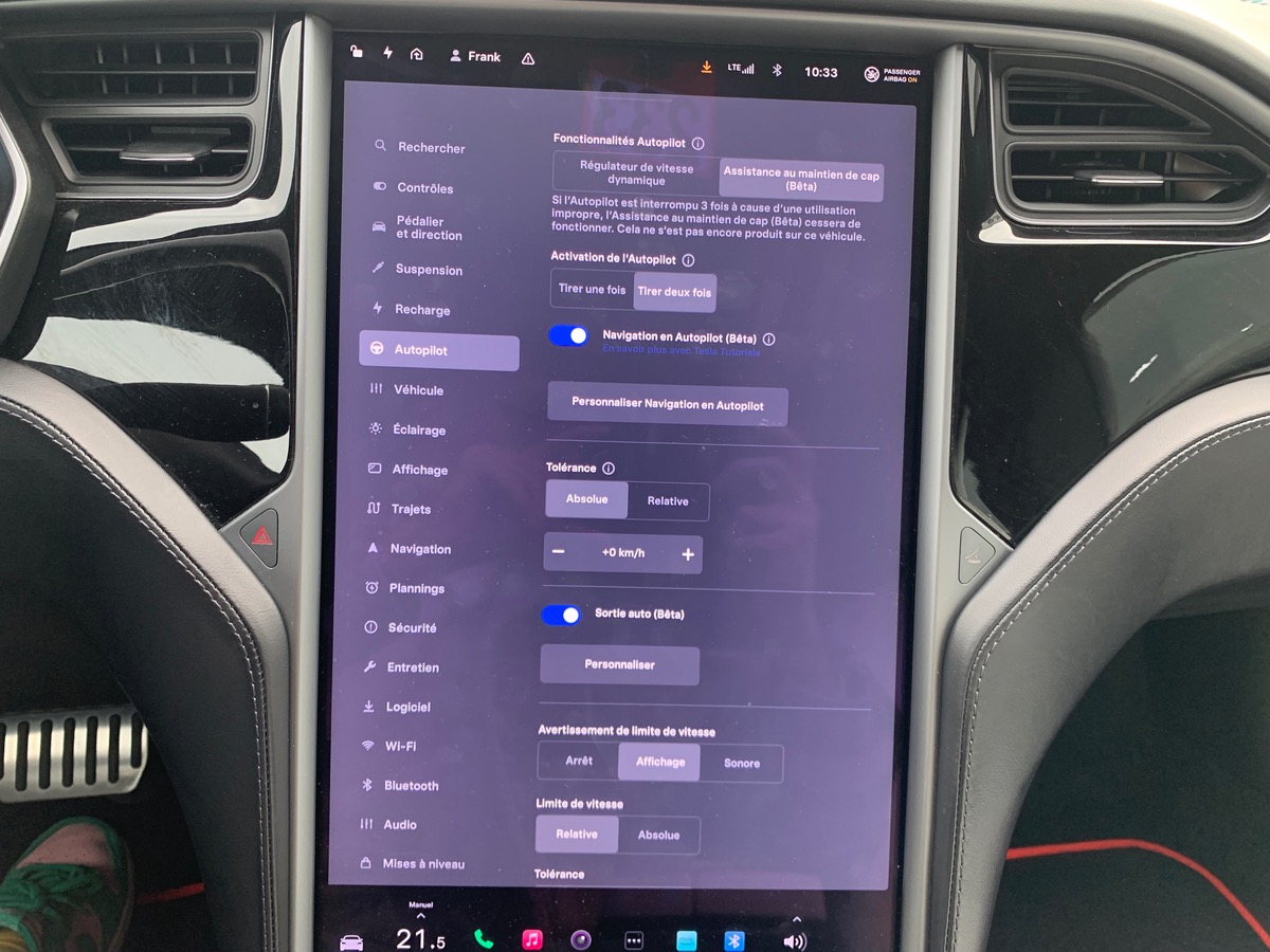 Tesla Model S 75D Dual Motor | GPS | Caméra recul | Ouverture du coffre mains libres | Phares LED