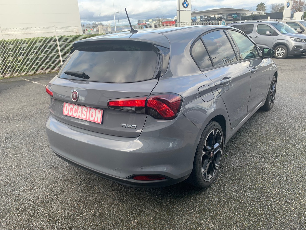 Fiat Tipo 120 ch | Ballon Or | Apple car play | Régulateur vitesse adaptatif | Siéges chauffants