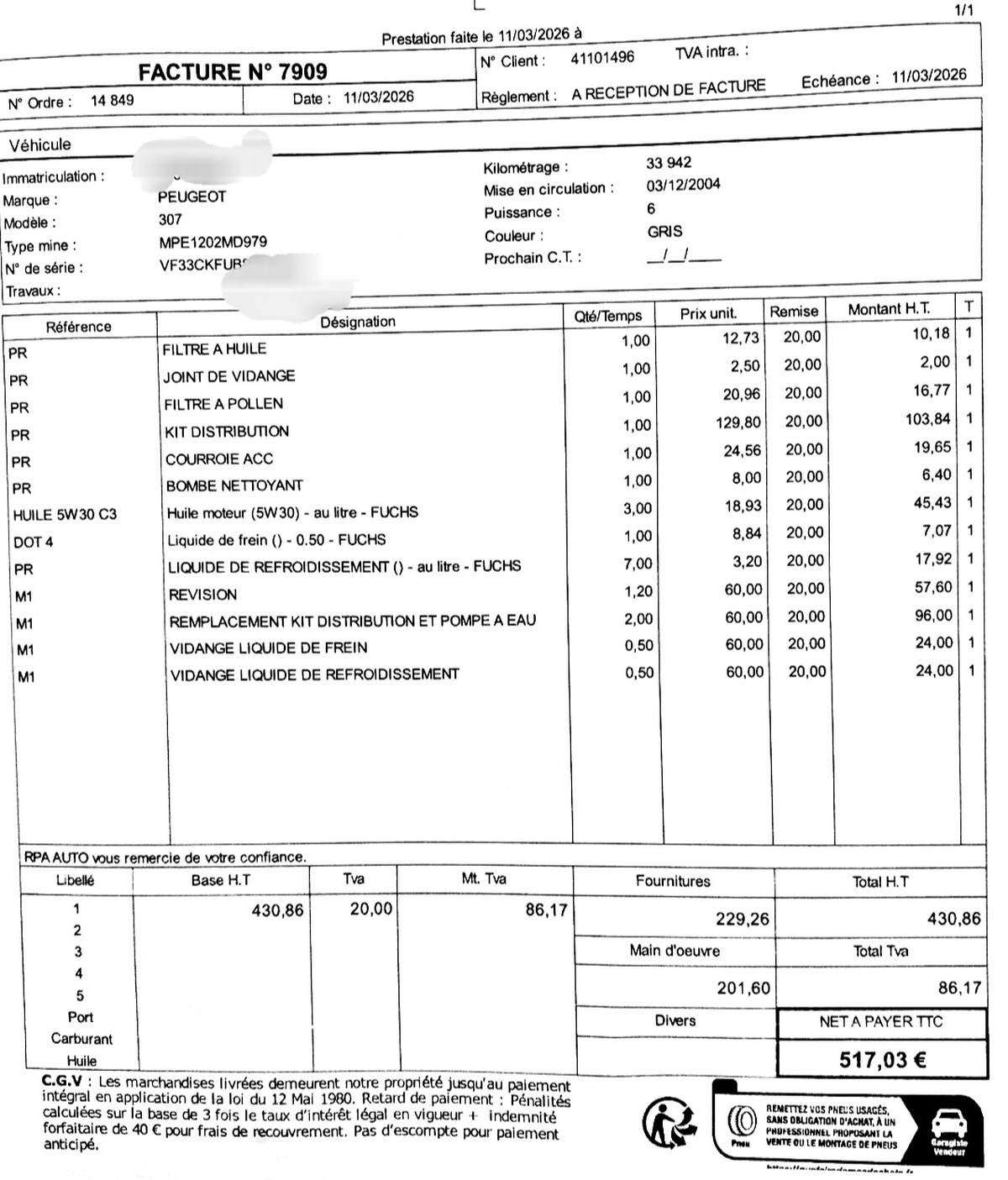 Peugeot 307 1.4 90 16S Pack Limited 5 portes