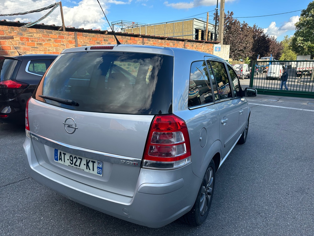 Opel Zafira 1.7 CDTI 125 CV 7 plases  4X sans frais CBLEUS 