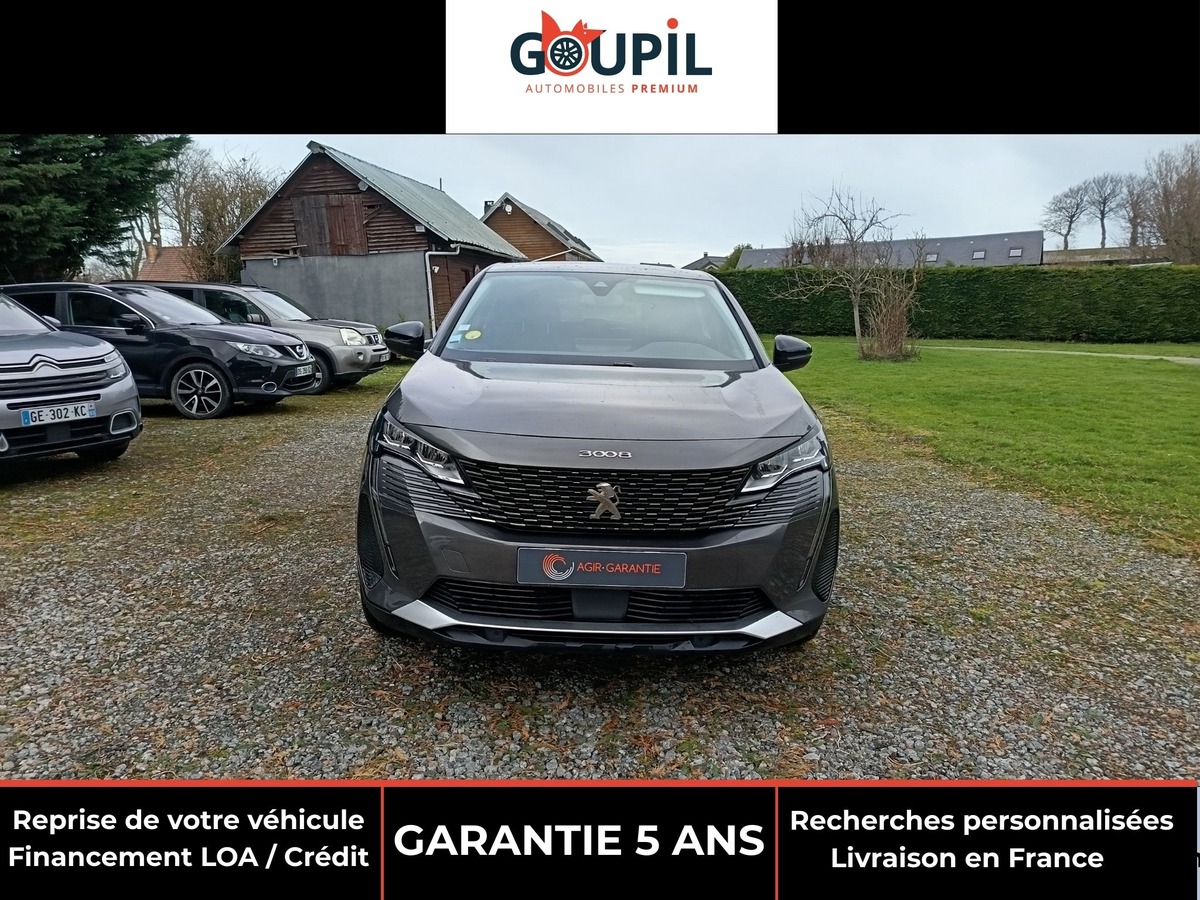 Peugeot 3008 1.5L BLUEHDI 130 CH ACTIVE PACK/ CROCHET D'ATTELAGE/ GTIE 12 MOIS