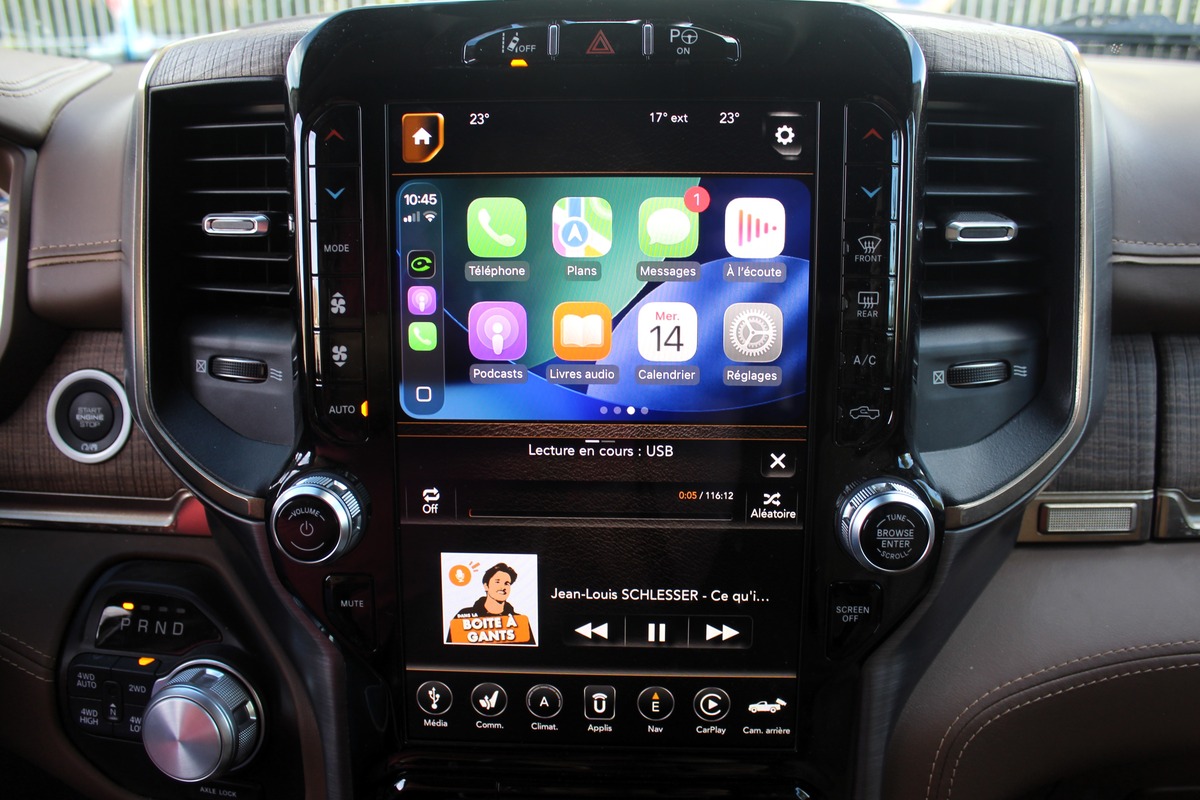Dodge RAM CREW CAB 1500 5.7 V8 396 ch LARAMIE EDITION LONGHORN / RAM BOX / CARPLAY / ATTELAGE / E85