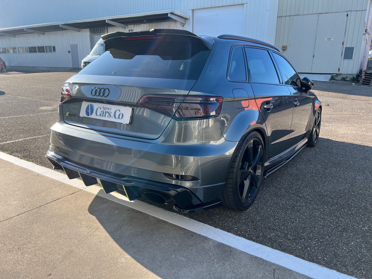 Audi RS3 Sportback Phase 2 Sportback 2.5 TFSi DAZA Quattro S-Tronic 400 cv, Garantie Juillet 2028