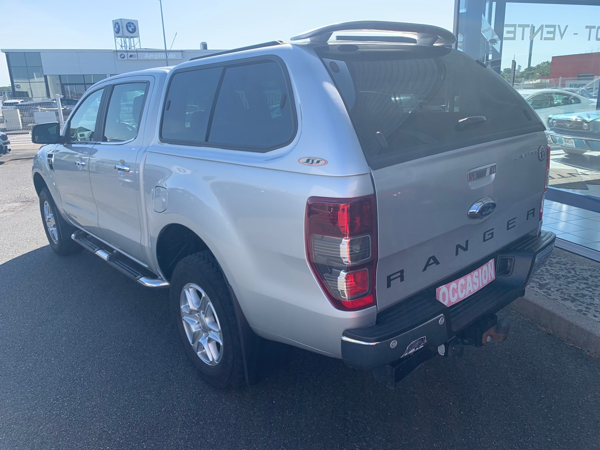 Ford Ranger 150 | Limited | Hard Top | Caméra recul | Régulateur vitesse | Attelage | Roue secours