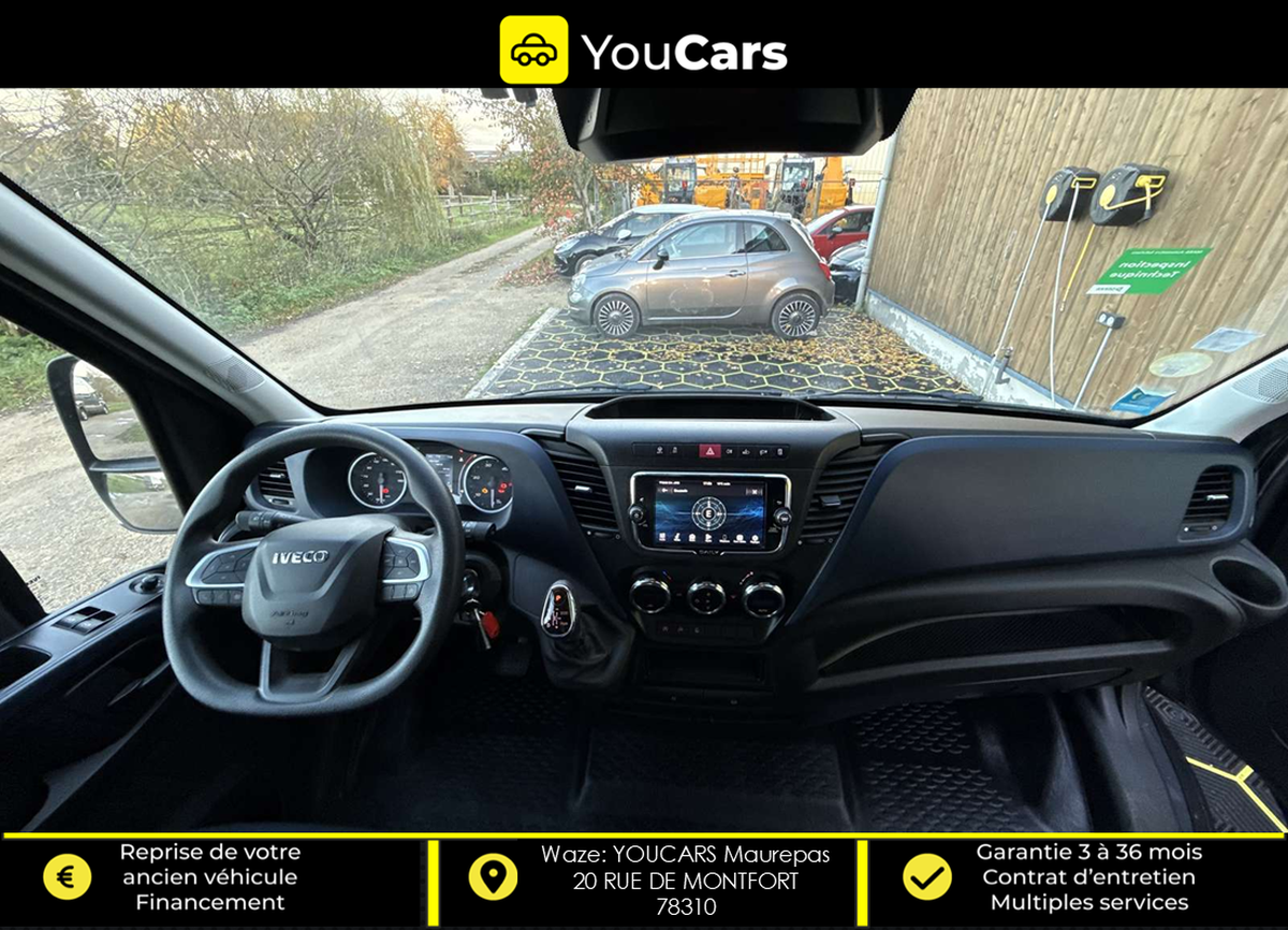 Iveco Daily VI FOURGON PHASE 2 - 156 CV TURBO -  BOITE AUTO - CAMERA DE RECUL  - RAMPE DE CHARGE