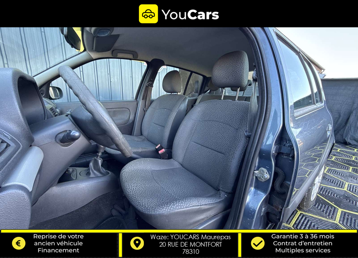 RENAULT Clio II 5 PORTES PHASE 2 CAMPUS 1.2 i 60 CV