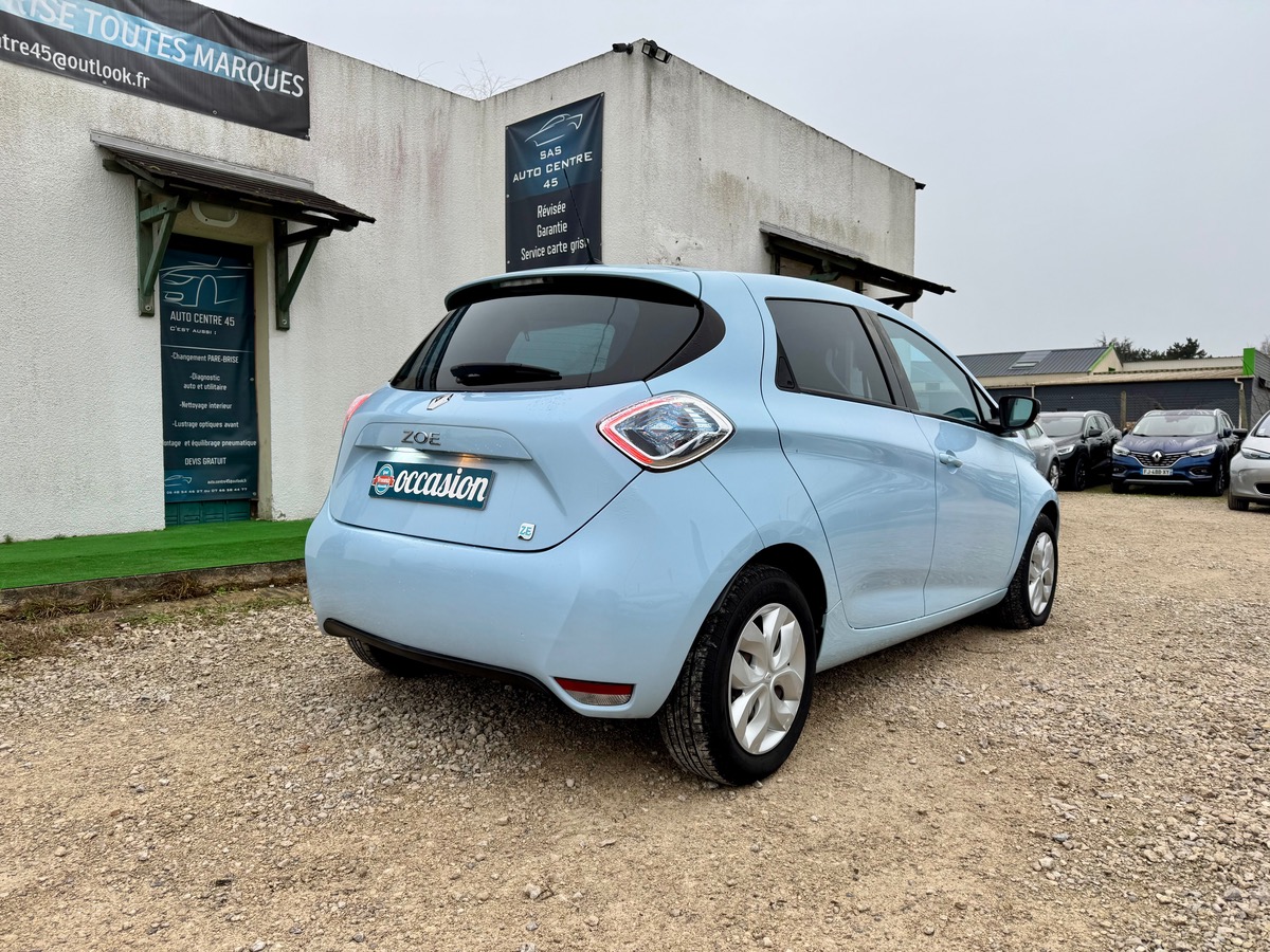 RENAULT Zoe LIFE 90 CHX ACHAT INTÉGRALE BATTERIE INCLUSE /  AUTONOMIE 135 KMS 