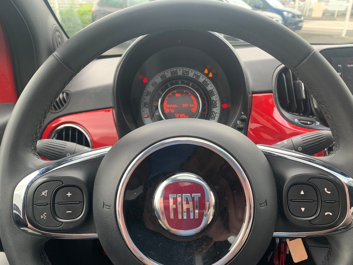 Fiat 500 70 ch | Hybrid | Toit vitré | Régulateur de vitesse | Climatisation