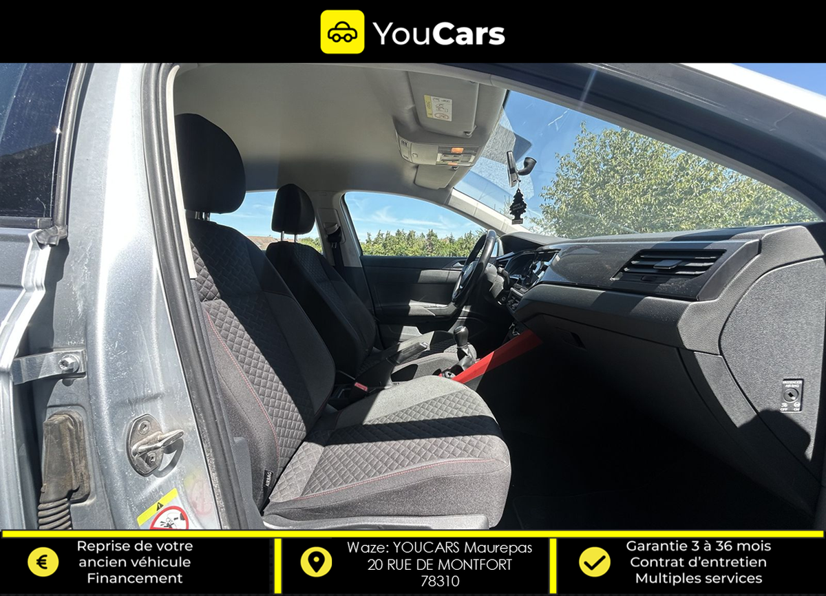 Volkswagen Polo VI  6 CONNECT 1.0 i 65 cv ENTRETIEN VOLKSWAGEN - CARPLAY - BLUETOOTH MUSIC