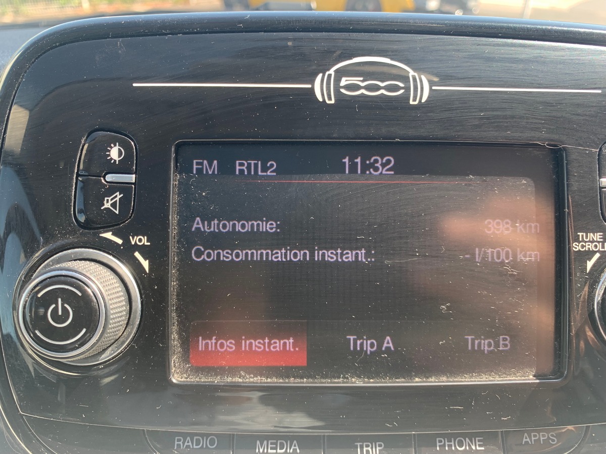 Fiat 500 LOUNGE | Kit mains libres Bluetooth | Régulateur de vitesse | CLIMATISATI0N