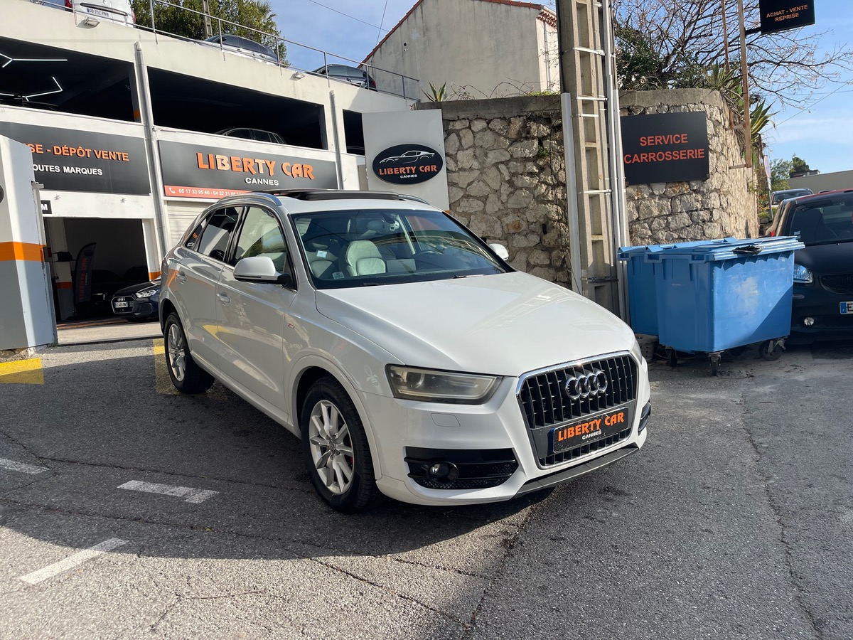 Audi Q3 2.0 TDI 140 CV Quattro / S Line/  Toit ouvrant / Ambition Luxe /Caméra