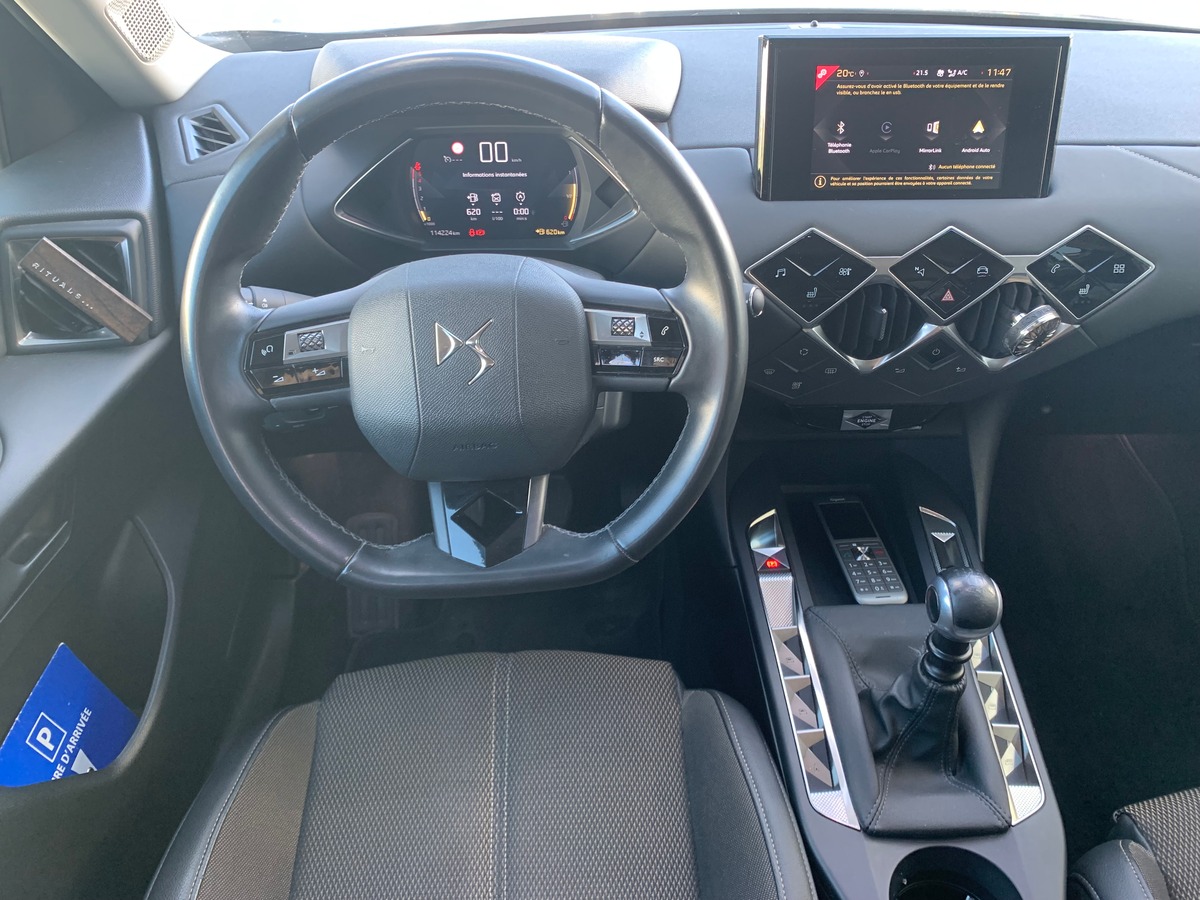 DS DS 3 110 chevaux | So Chic | Caméra de recul | Apple car play Android auto | Régulateur vitesse