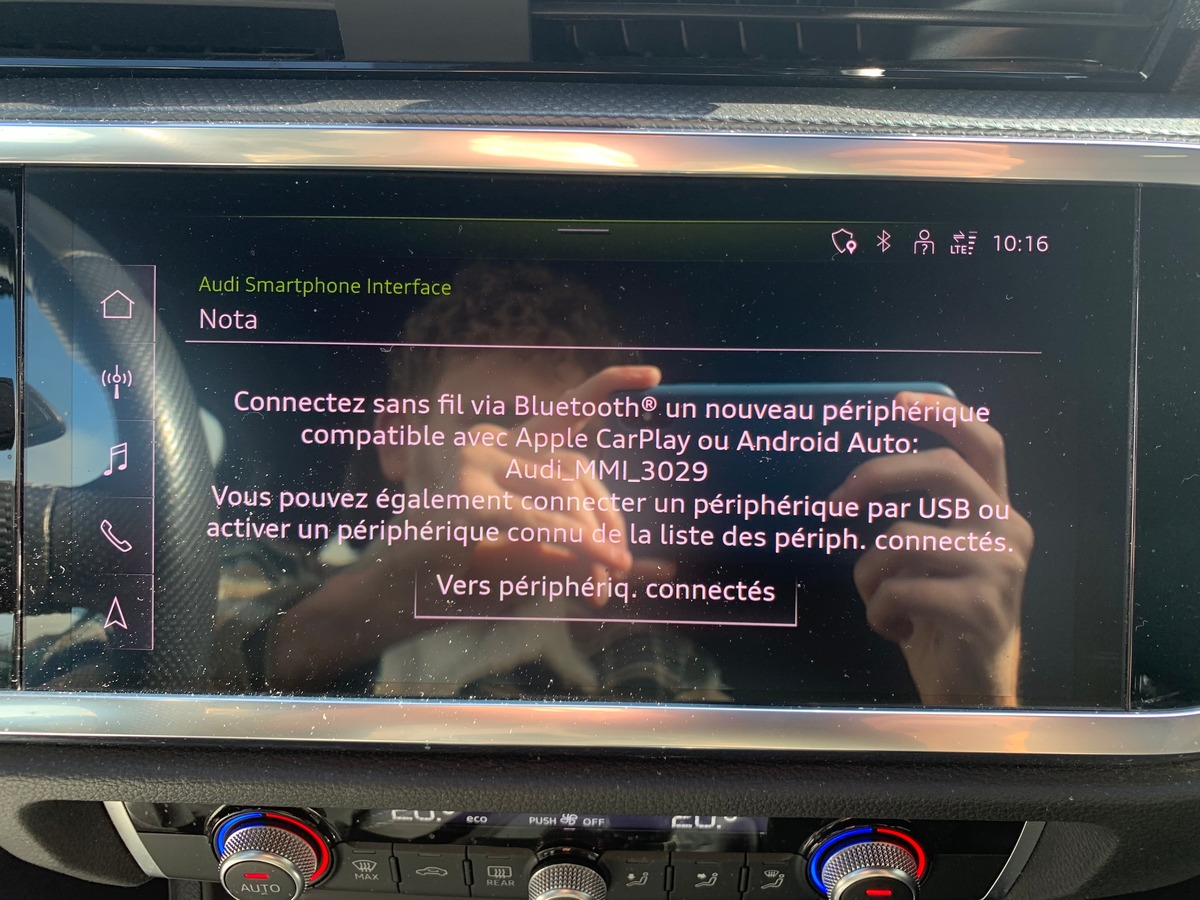 Audi Q3 Sportback 150 ch | S-Line | Caméra de recul | Apple car Play | Coffre assisté électriquement