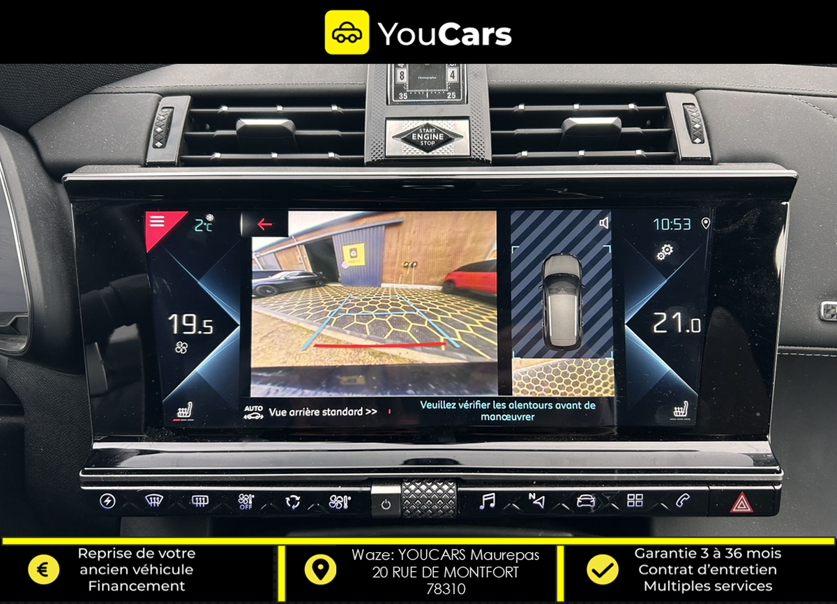 DS DS 7 RIVOLI Crossback E-tense 1.6 THP 225 Plug in Hybrid 181 cv SIEGES ELECTRIQUE CHAUFANTS