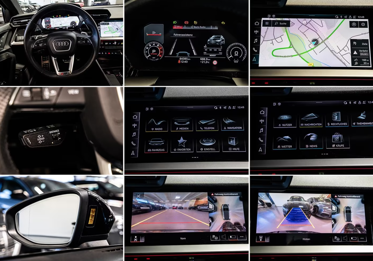 Audi RS3 Sportback IV 2.5 TFSI 400ch quattro S tronic 7 Bang&Olufsen Toit ouvrant Freins céramique