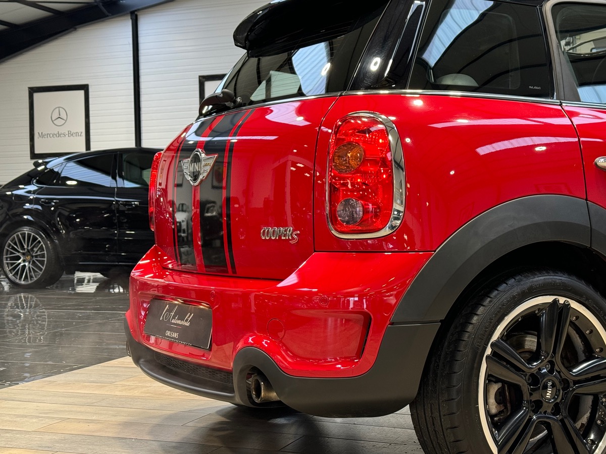 Mini Countryman (R60) COOPER S 184CV TOIT OUVRANT PANORAMIQUE CHILI RED B