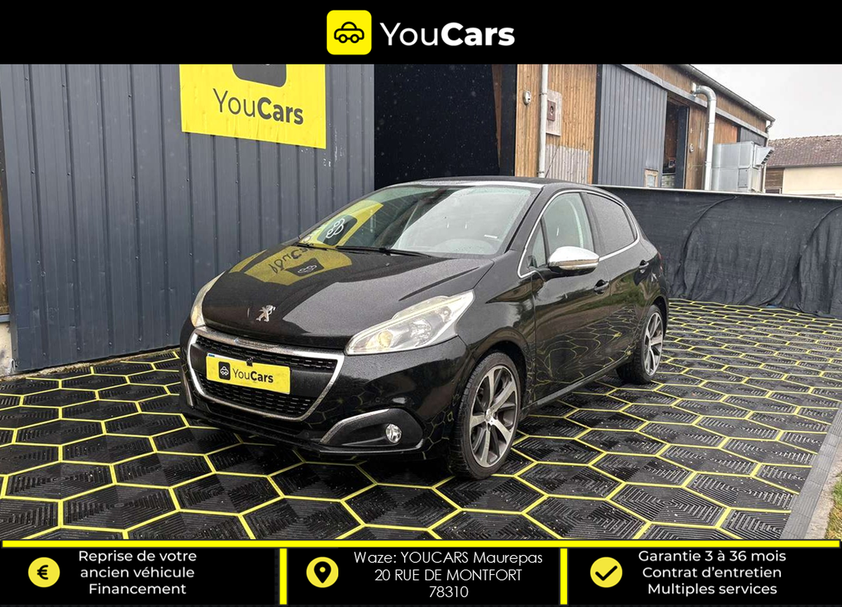 Peugeot 208 Phase 2 FELINE 5 Portes 1.2 THP EAT6 110 cv Boîte auto TOIT PANORAMIQUE CAMERA DE RECUL