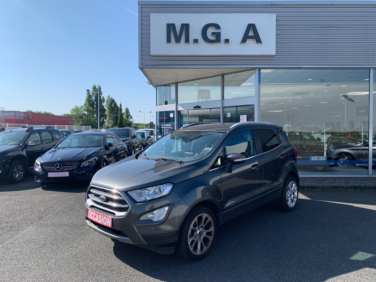 Ford EcoSport TITANIUM | Dernier entretien à 49498 kms | PACK CONFORT NAV | Régulateur de vitesse